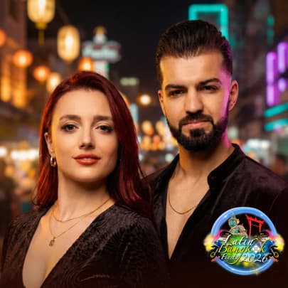 Sakis & Mia social dancing